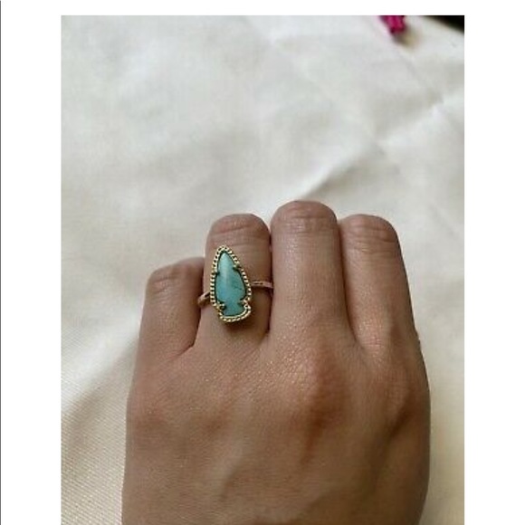 Like new Kendra Scott turquoise skyline ring - Picture 3 of 6
